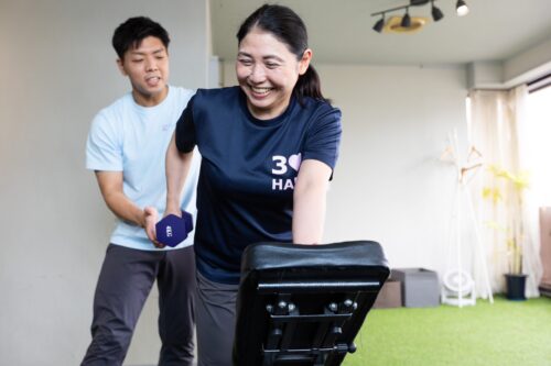 パーソナルトレーニング×ペアストレッチ